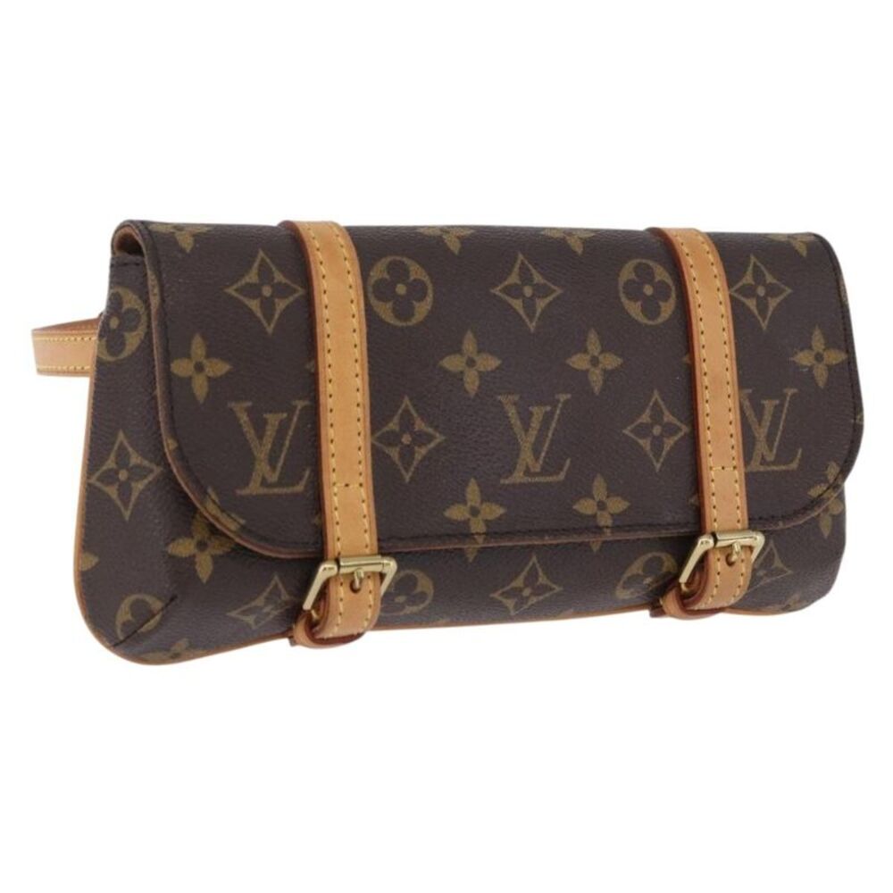 Louis Vuitton Marelle Waist Monogram Canvas Brown Canvas Handbag